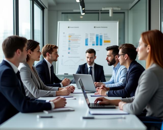 Kaiyo HR Solutionsのチームが戦略会議を行っている様子